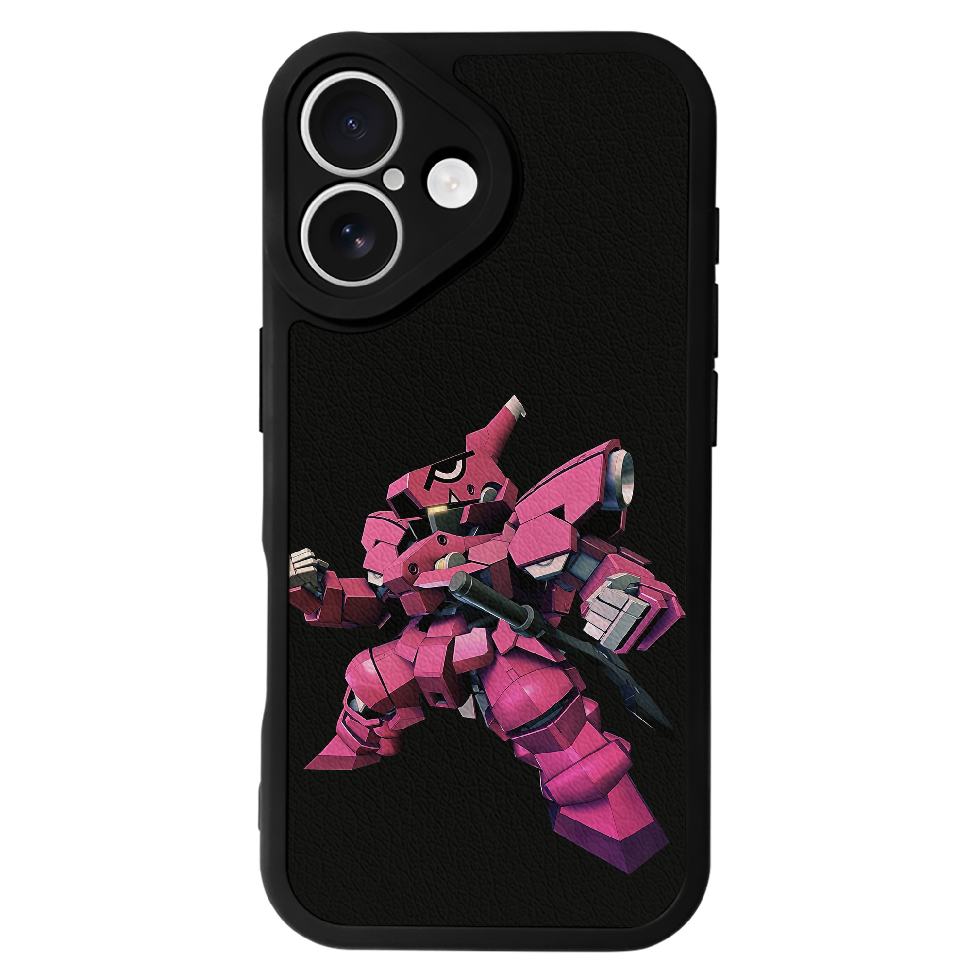 （画像用） 機動戦士ガンダム Mobile Suit Gundam 【iPhone 16シリーズ対応】シリコンスマホケース（レザー調） 材質：シリコン